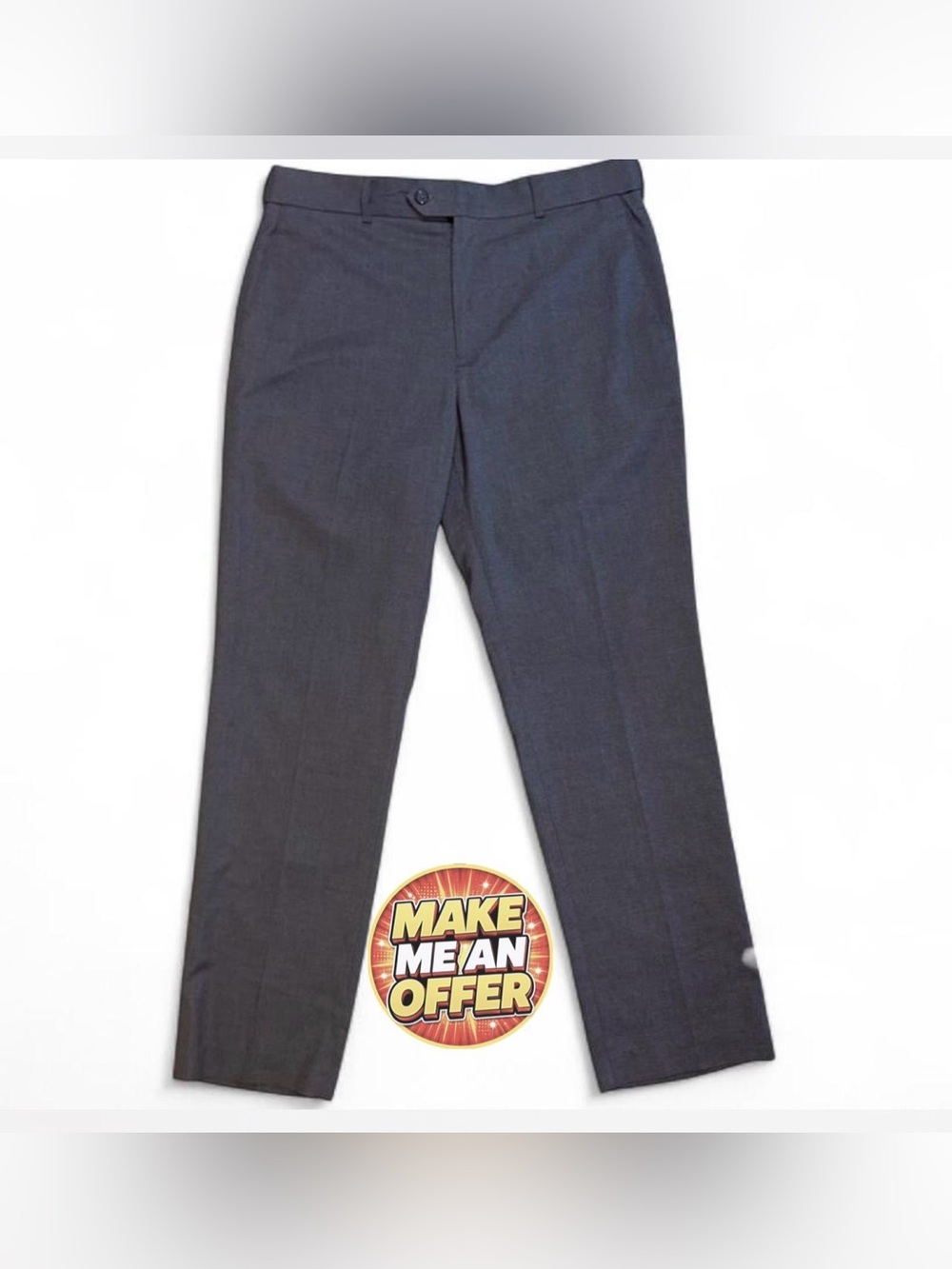 Stafford Men’s Dress Pants - Charcoal Gray - SZ 34 x 32